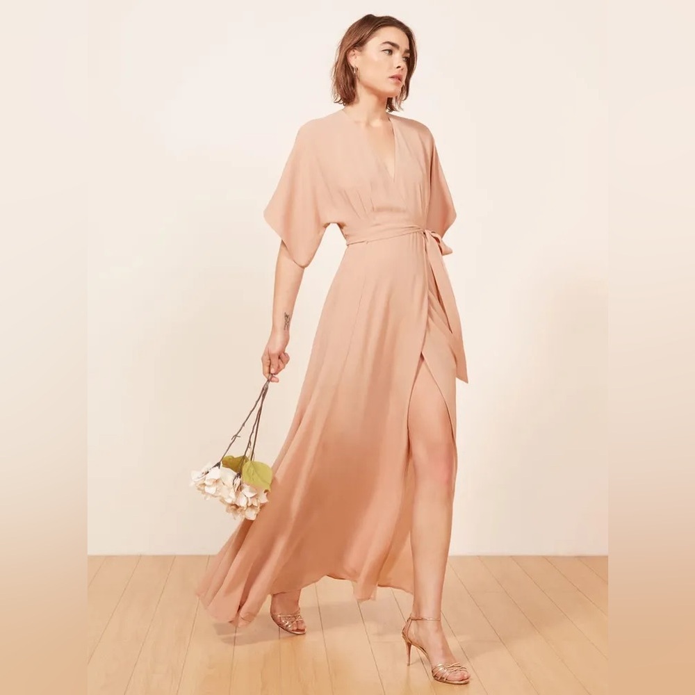 Reformation Winslow Dress in Blush